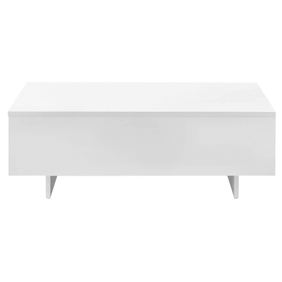 Table Basse Design Blanche Laqué