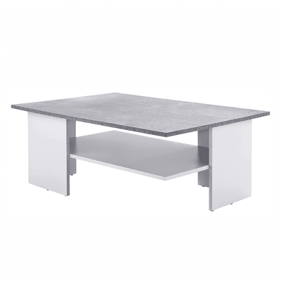 Table Basse Design Grise Et Blanche
