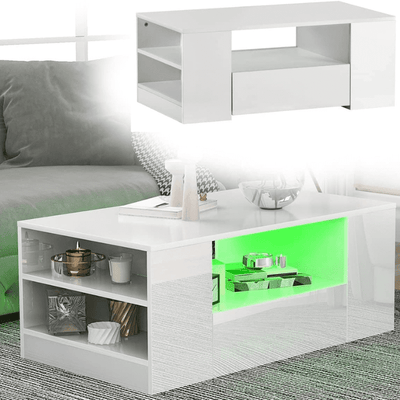 Table Basse Design <br> LED