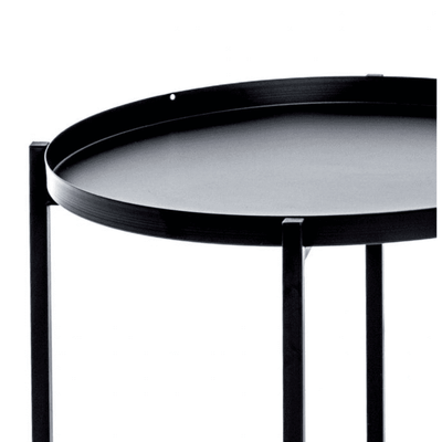 Table Basse Gigogne Métal Noir