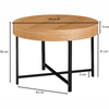 Table Basse Ronde Coffre